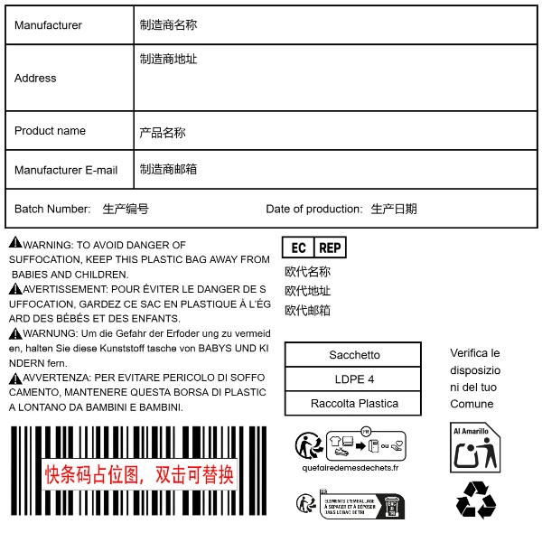 纺织（泛欧+简单警示语）